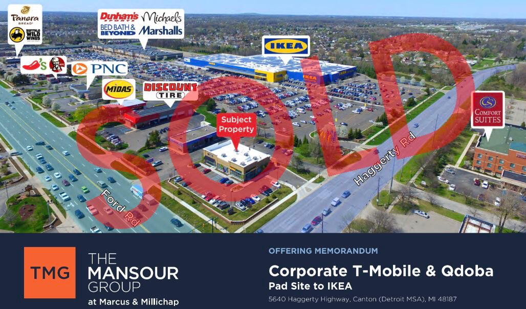 IKEA Pad Site Investment Acquisition Sale — Corp. T-Mobile & Qdoba